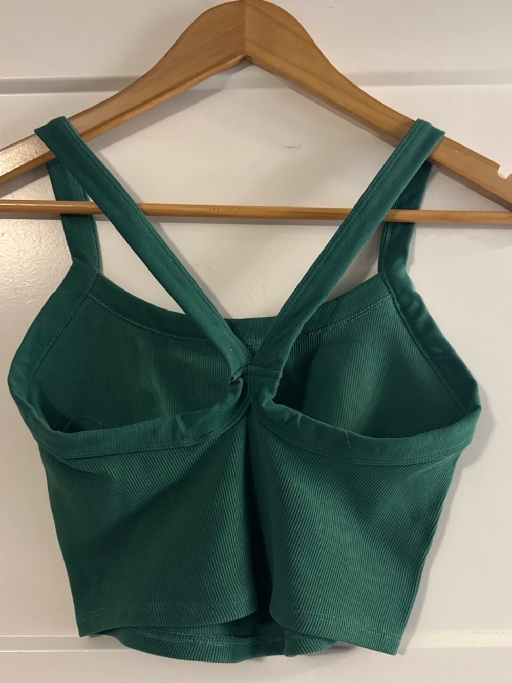 FP Movement Green Ribbed Cropped Tank Top - Picture 3 of 4
